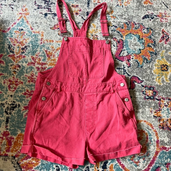 Urban Outfitters Pants - bdg pink overall shorts